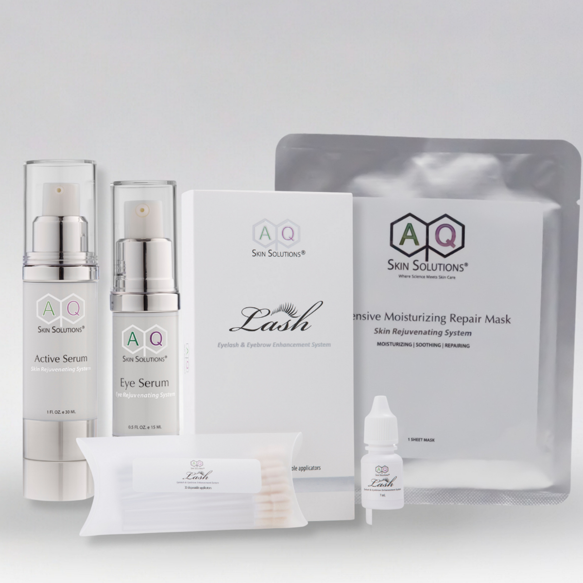 Active Serum + Eye Serum + Lash + 5 Masks